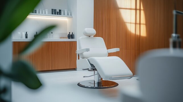 Hair restoration session in a modern wellness center. Featuring rejuvenating treatments and expert care