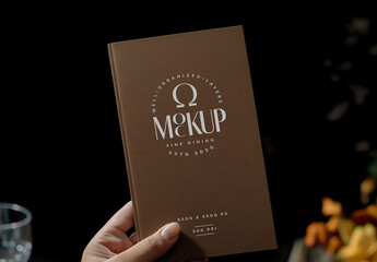 Restaurant Check Presenter Branding Mockup