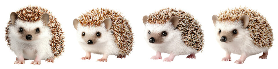 Cute Friendly Hedgehog with Soft Quills by Gentle Water