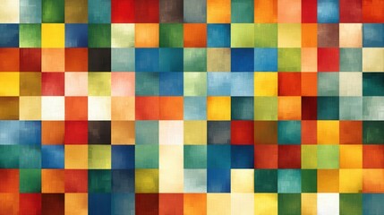 Colorful Abstract Mosaic Pattern for Modern Art Background Design