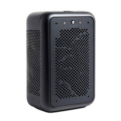 Obraz premium A Sleek Modern Portable Waterproof Bluetooth Speaker Isolated on Transparent Background