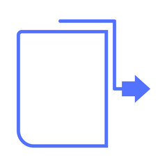 Arrow Box Tall Frame Icon