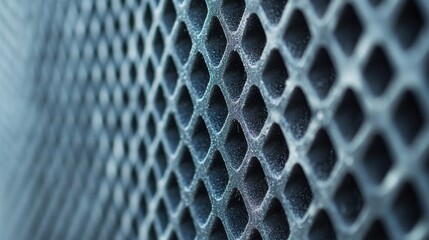 Carbon Filter Background for Air Ventilation System. Filtration and Purification Concept