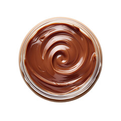 Isolated Chocolate Spread Jar