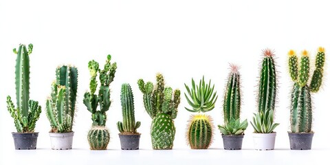 Cactus species chart, scientifically accurate.