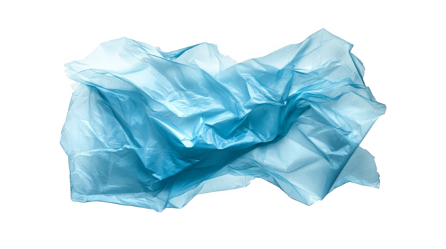 Abstract blue paper with hole, minimalist design and art concept exploring texture, shadow, color