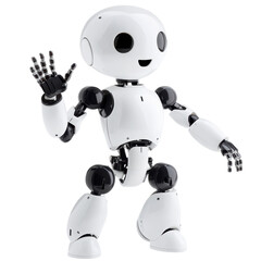 Isolated 3D Robot Spreading its Arms