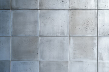 Modern concrete wall design showcasing textured tiles in a contemporary space