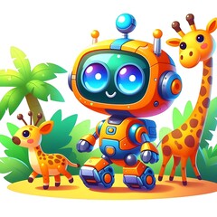 a robot in the fary fairyland