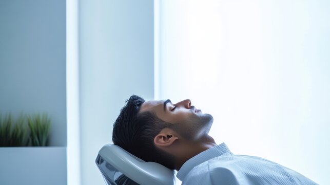 Hair restoration therapy at a state-of-the-art wellness center. Featuring care and expertise