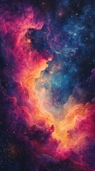 Cosmic Nebula Colors