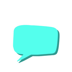 Naklejka premium Callout Rectangle Icon 