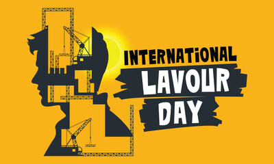 International worker day, Lavour day banner design illustrations, 1st May event world wide.