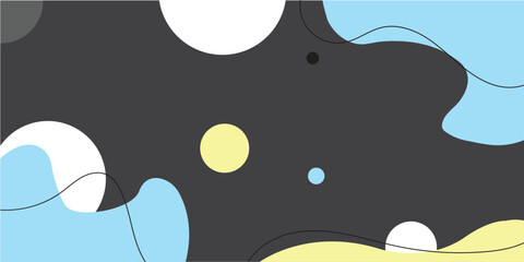 A sophisticated abstract graphic featuring a dynamic, flowing, navy blue wave design against a clean white background.	