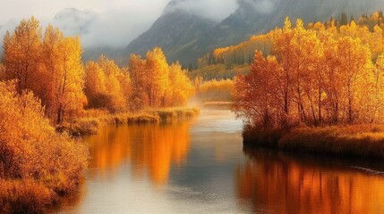 Copper River: Salmon Fishery at Wrangell-St. Elias National Park in Autumn