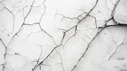 Abstract image of a cracked white surface resembling a lightning or tree branches. 