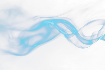 Abstract blue smoke swirls on Transparent  background. (3)