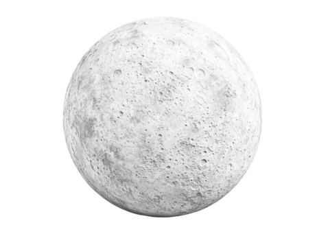 Isolated Detailed Texture of the Moon's Surface