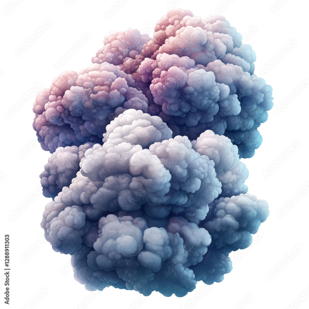 Poster black background with swirling cloud of smoke creating an abstract and artistic visual effect isolat