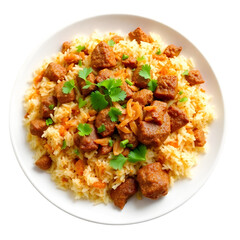fried rice with chicken