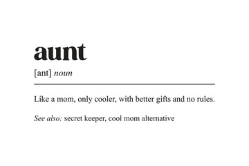 Aunt Funny Definition SVG T shirt design