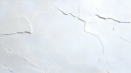 White Distressed Wall Texture with Subtle Cracks