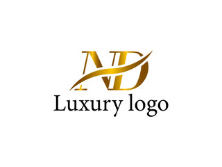 Letter luxury logo collection