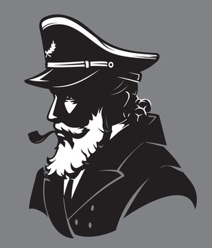 Sea Captain, Side View Bust