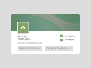 Bold Abstract Social Media Cover Design