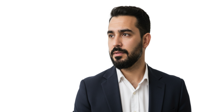 portrait of a handsome young man