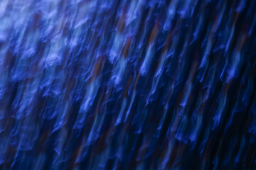 Dark Blue Light Motion with Crayon Streak Texture Abstract Background. Bright Light Glow in Dark Background