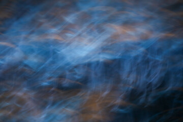 Smoke Blue Gradient with Smooth Flowing Pattern for a Abstract Background and Overlay
