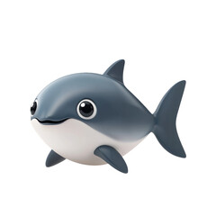 Fototapeta premium 3D vector icon of Vaquita isolated on transparency background