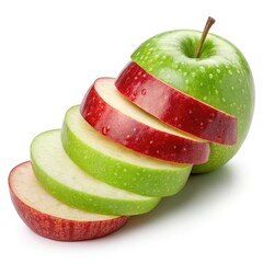 red and green apples