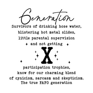 Generation X SVG