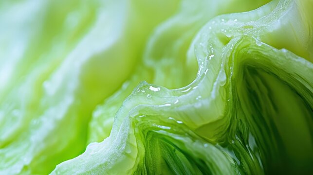 Vibrant green slime texture, glossy and stretchy - Powered by Adobe