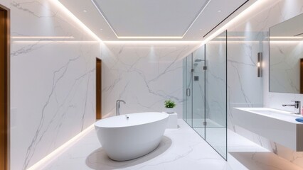 modern bathroom with toilet