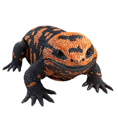 Obraz premium 3D vector icon of Gila monster isolated on transparency background
