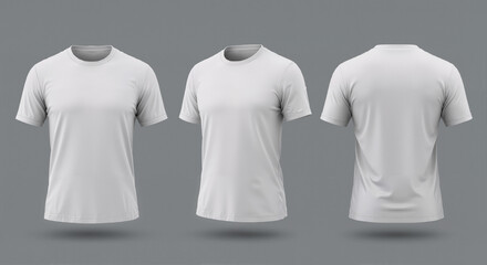 Naklejka premium Casual and Comfortable T-Shirt Mockup for Print and Advertising
