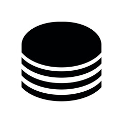 Server icon, Server Sharp icon vector