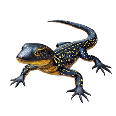 Obraz premium 3D vector icon of Water monitor isolated on transparency background