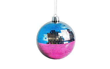 Obraz premium Disco ball on transparent or white background,png