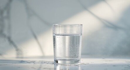 Water purification concept showcasing clean and tasty water