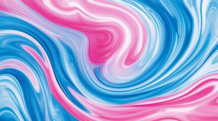 Fototapeta premium Abstract pink and blue swirl wave pattern.