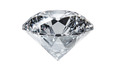 Diamond on transparent or white background,png