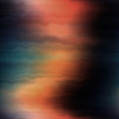 Earth strata blurry seamless pattern. Grunge ombre melange wallpaper for tie dye earthy abstract endless background. 
