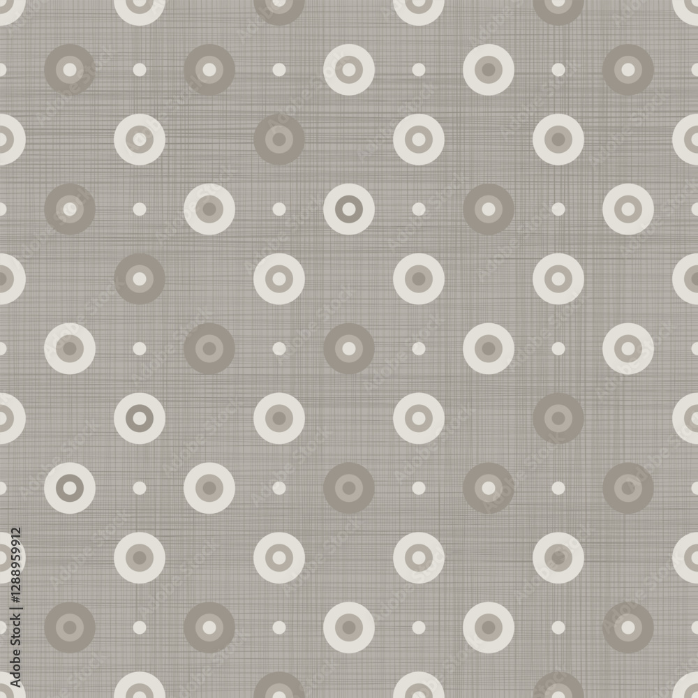 Poster Abstract geometric retro seamless polka dot background. Abstract vector textures. Design for print, voucher, decor, package, banner, card, wallpaper, textile