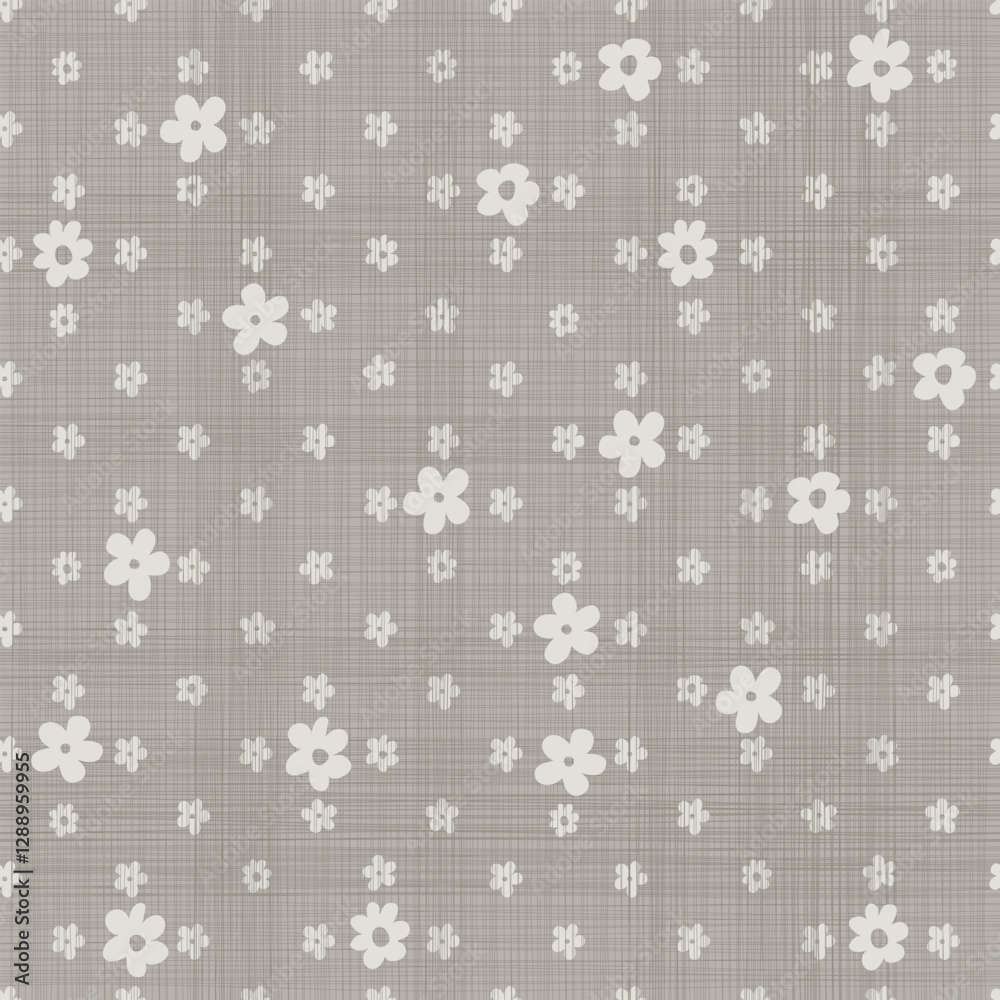 Poster Abstract floral retro seamless pattern. Abstract polka dot background. vector textures. Design for print, voucher, decor, package, banner, card, wallpaper, textile
