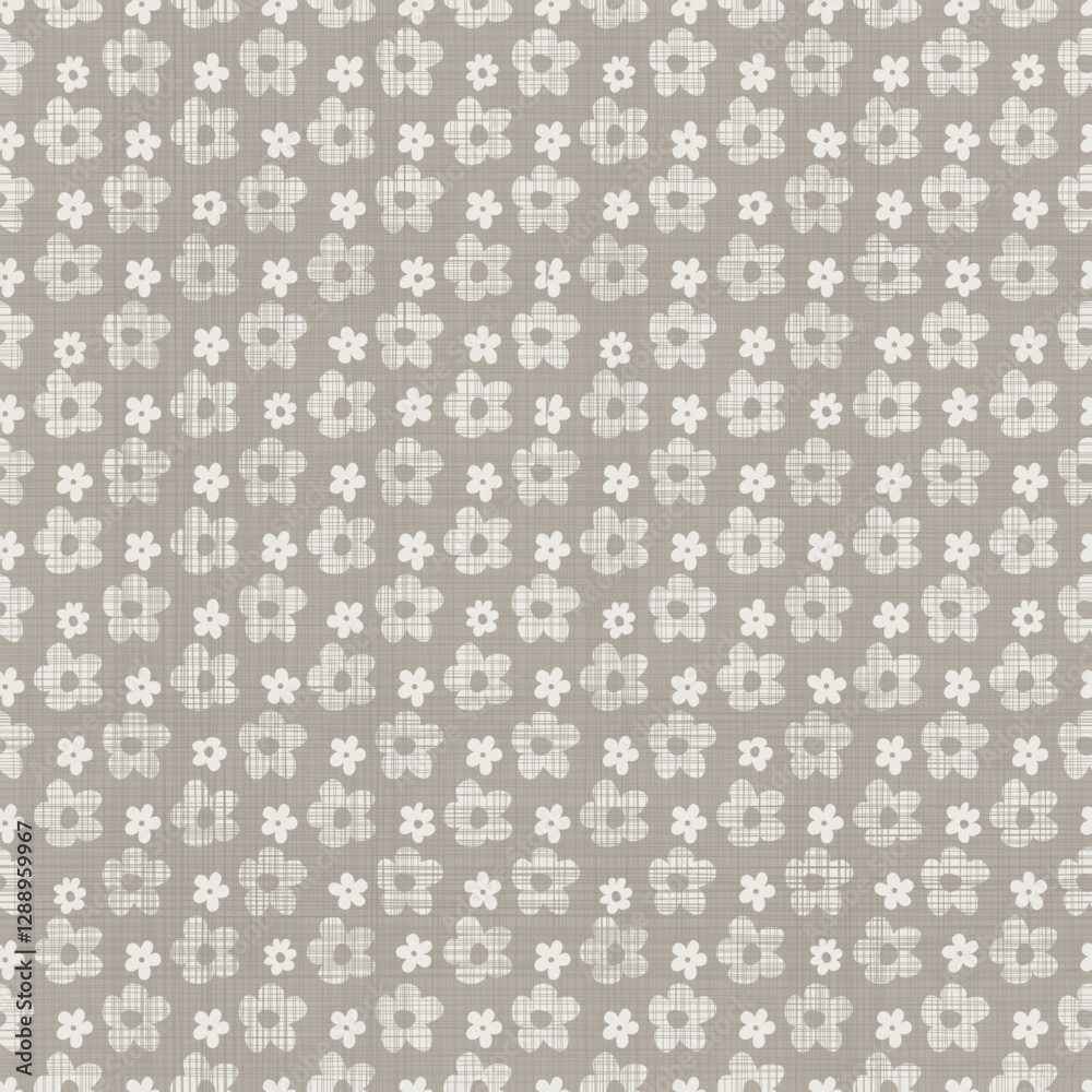 Poster Abstract floral retro seamless pattern. Abstract polka dot background. vector textures. Design for print, voucher, decor, package, banner, card, wallpaper, textile