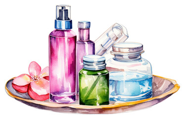 PNG Cosmetics perfume bottle container.